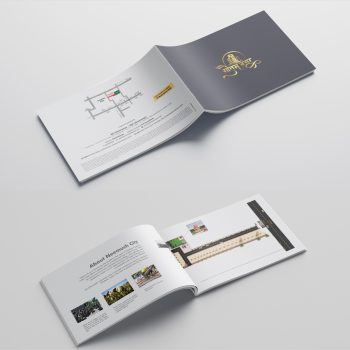real state brochure design