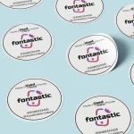 sticker, gumming sticker